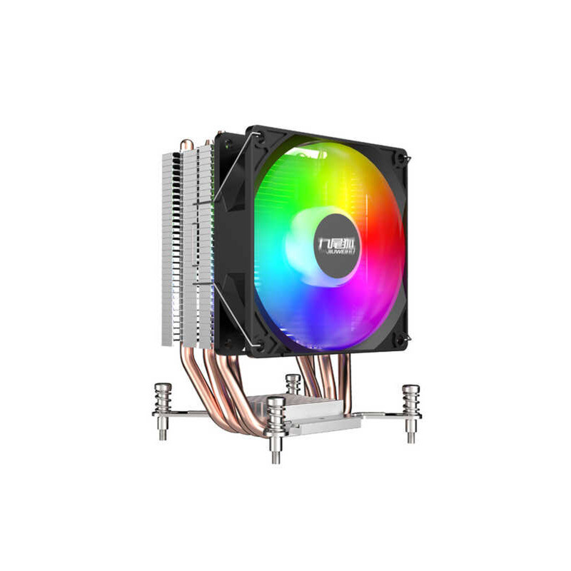 Nine-Tailed Fox 4T คอมพิวเตอร์เดสก์ท็อป CP พัดลมหม้อน้ํา 4 หลอดทองแดง 2011 แพลตฟอร์ม X79/X99 เมนบอร์