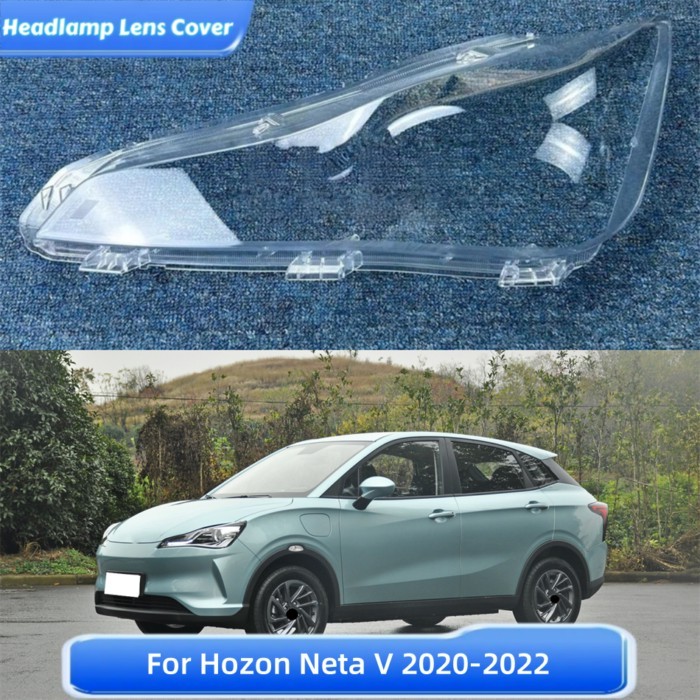 For Hozon Neta V 2020 2021 2022 Car Lights Shell Lampshade Caps Headlamp Lamp Cover Car Front Headl