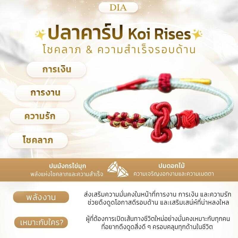 DIA - กำไลข้อมือเชือกถักพลังงานดี F81