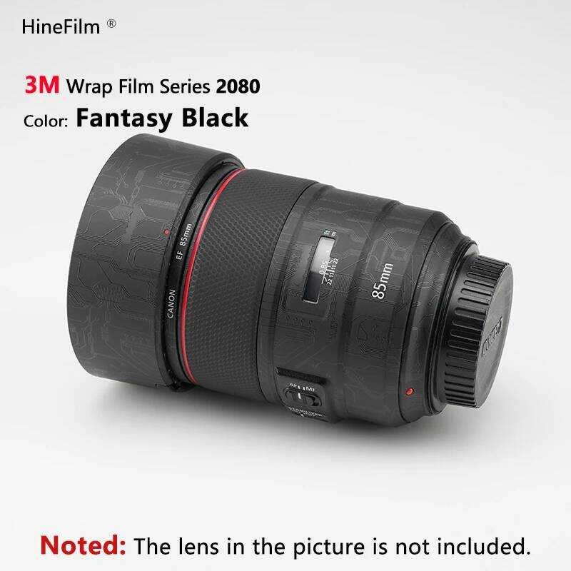 ▥ Hinefilm ผิวสําหรับ Ef85 F1.4 เลนส์รูปลอกผิวสําหรับ Canon EF 85Mm F/1.4L IS USM เลนส์สติกเกอร