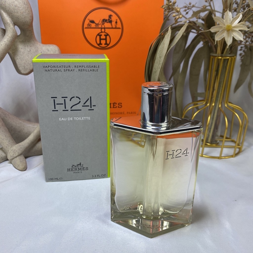 แฟชั่นส่วนบุคคล 65 รุ่นเคาน์เตอร์ Hermes H24 Rhythm Mens 100ml กลิ่น High-End น้ําหอมผู้ชาย Eau De T