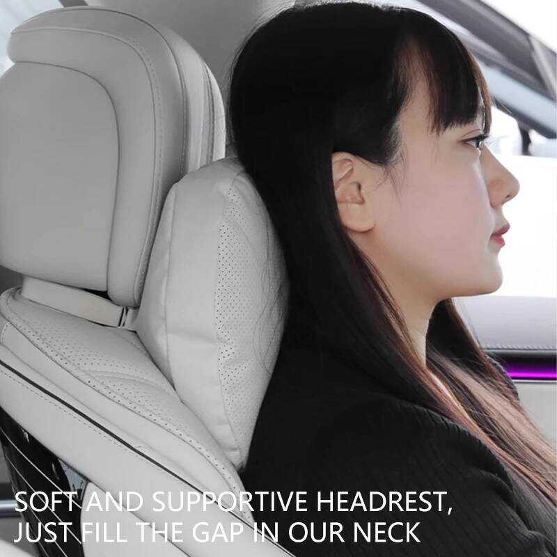▥ เอว REST Auto Headrest คอสนับสนุนที่นั่งเบาะเอวนุ่มคอหมอนสําหรับ Voo 1 2 Polestar 3 4