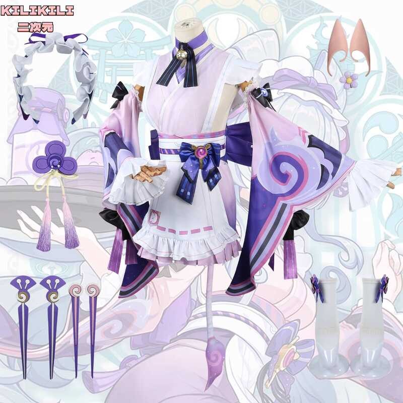 KILIKILI cosplay เสื้อผ้า Genshin Impact Kirara Mizuki สไตล์อนิเมะ