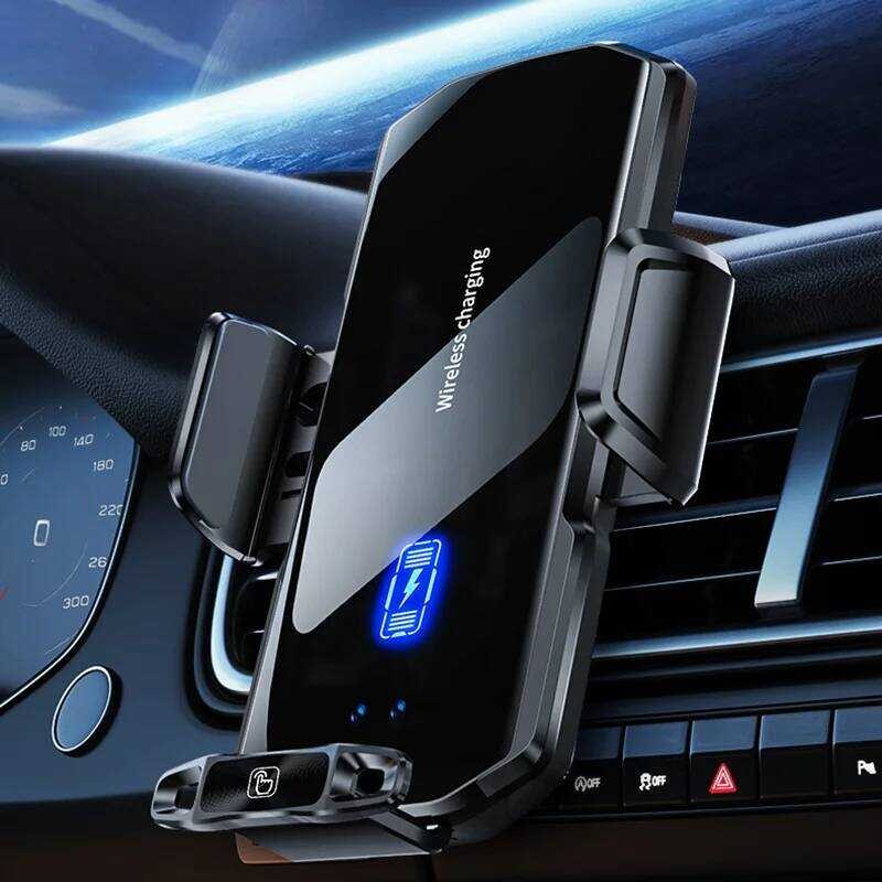 ที่วางโทรศัพท์แม่เหล็ก 66W Wireless Fast Charger อินฟราเรด Induction Car Air Vent Bracket สําหรับ 12