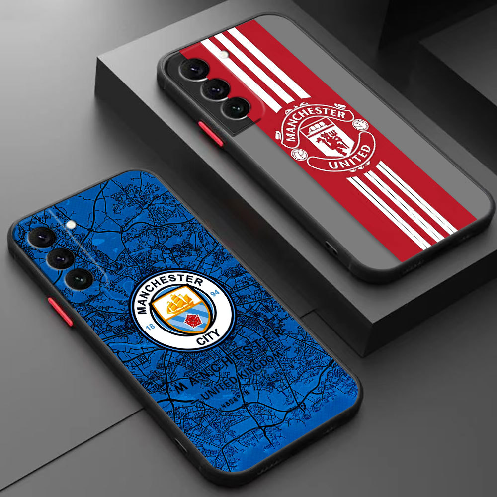 SAMSUNG เคสโทรศัพท์Manchester 071AสําหรับSamsung S24 S23 S25 S20 S21 S22 Plus Ultra FE A33 A54 A17 A