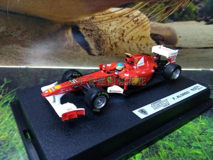 1: 43 HOTWHEELS Hot Wheels F1 ALONSO 150 Wins ALONSO Formula One Out of Print Limited Edition Model