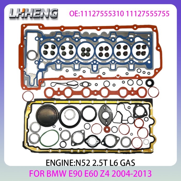 N52 Engine Full Gasket Set FOR BMW E90 E91 E92 E93 E60 E61 E83 E85 E89 325i 525i X3 Z4 2.5L 2.5 L T