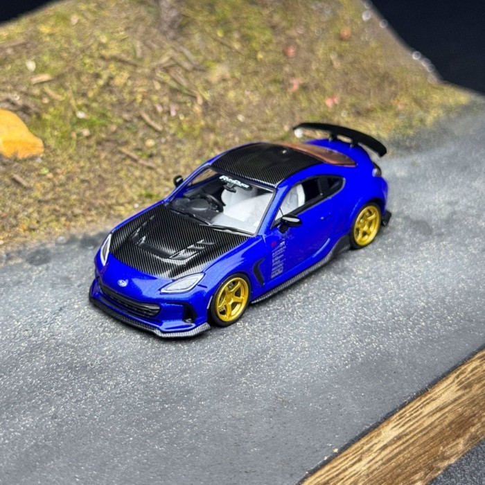 CM Model 1: 64 Subaru Subaru BRZ Varis Wide Body Modified Alloy Car Model