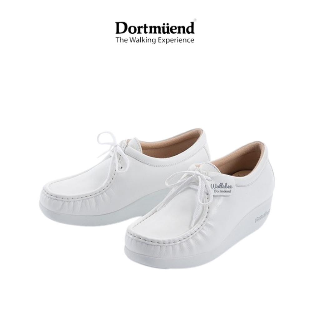 ♞Dortmuend Pro Series Wallabee JS908 002-000 White รองเท้าสุขภาพ รองเท้าหมอ รองเท้าพยาบาล สำหรับผู้