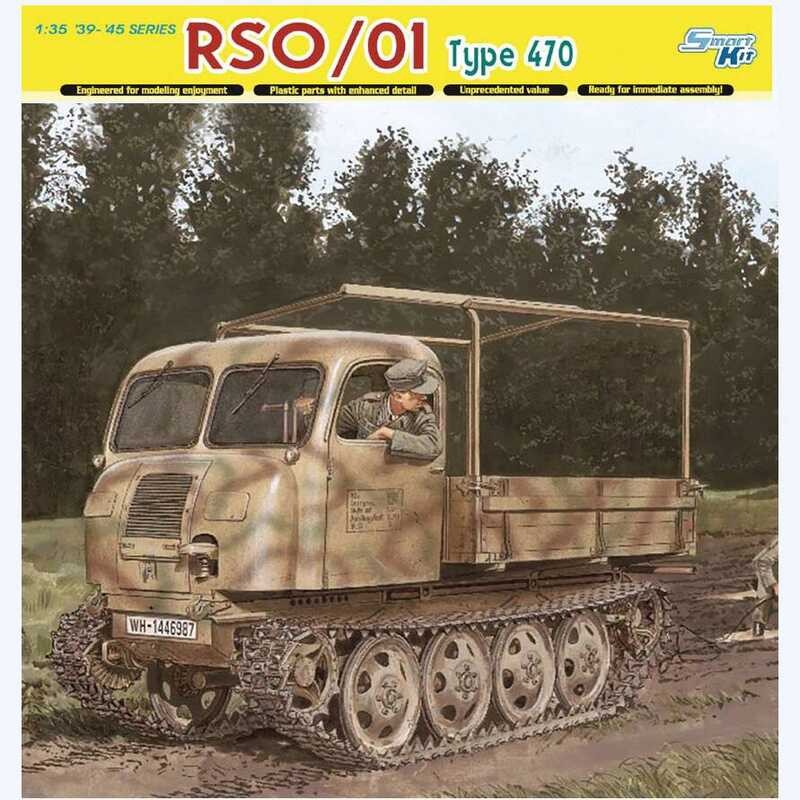 รถแทรกเตอร์ตีนตะขาบ DRAGON 6691 1/35 เยอรมัน RSO/01 ประเภท 470 ตะวันออก