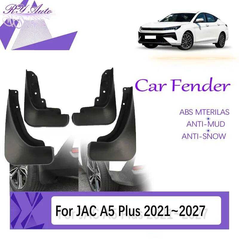 รถ Mud Fender สําหรับ JAC A5/J7 Plus Sol/Sehol Yao Moskvitch 6 2021~227 Anti-splash ประตู Grd Mudfla