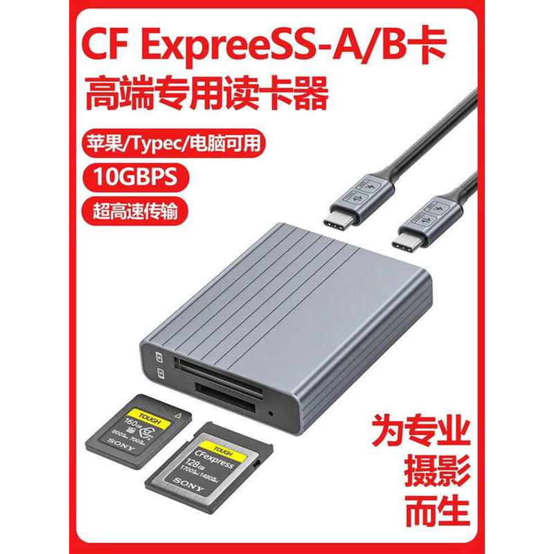 เครื่องอ่านการ์ดด่วน e การ์ด Canon R5C Nikon z6z7z9Type-AA FX3/FX6a7m4a7s3 เหมาะสําหรับ Rexa B Tians