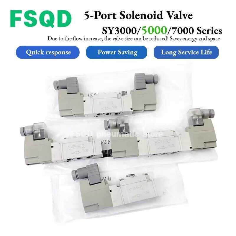 วาล์วโซลินอยด์ Sy5120 Sy5220 Sy5140 Sy5320 Sy5240 Sy5340-5G 5Ge 5D 5Dz 5Hd 5Dd 5Lou 5Lz 5Lnz-01 C4