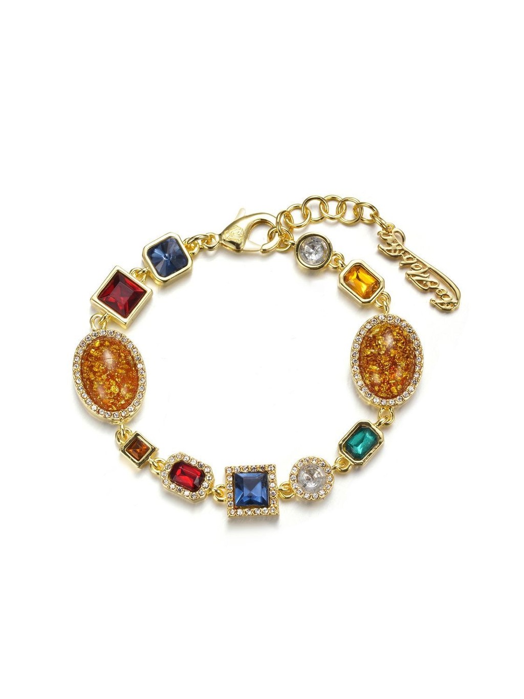 สร้อยข้อมือ Dalmata Green Series Tequila Sunrise ดีไซน์เฉพาะตัว เหมาะสำหรับทั้งผู้ชายและผู้หญิง