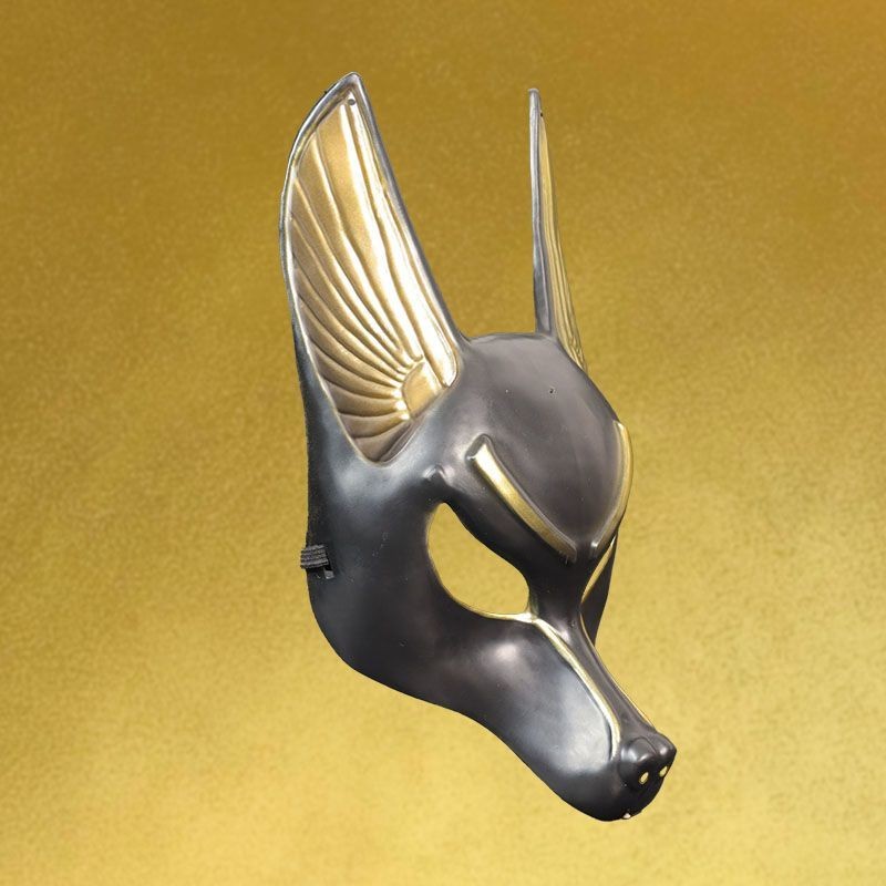League Of Legends Dog Head Mask Death Anubis Mask มนุษย์หมาป่าบทบาทเล่นหน้ากากสยองขวัญฮาโลวีน