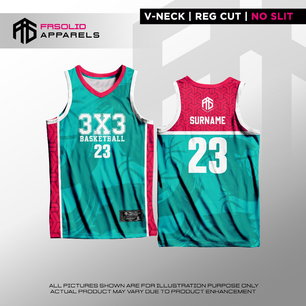 Free Custom Name & Number3X3 FR CONCEPT Basketball Sando Customized