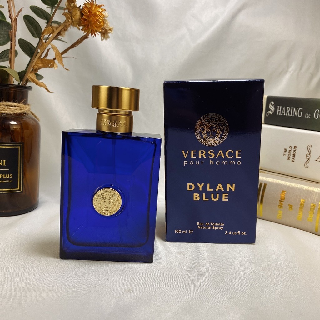 [Shopee Special Selection] 45 Counter Version/Versace Poseidon Mens Saddle Autumn Winter edt Eau De 