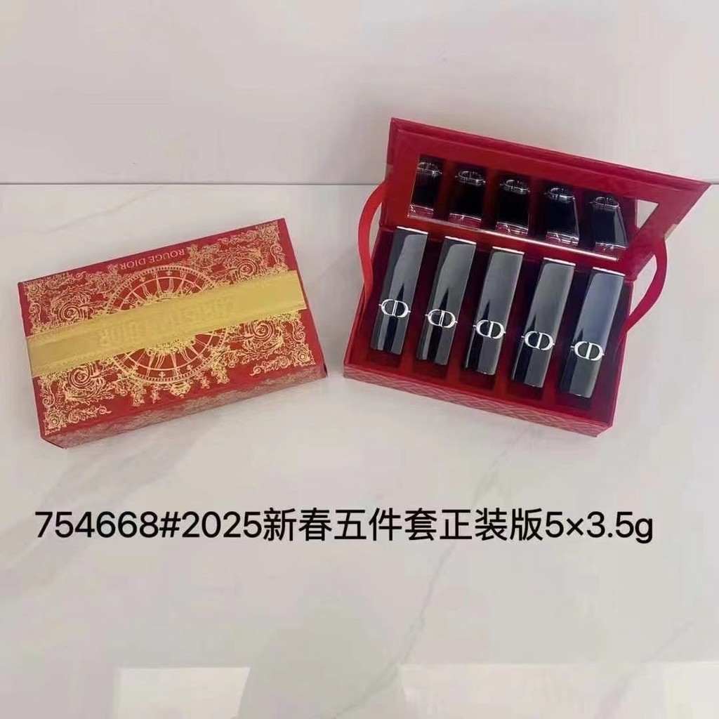 Hot Style New Arrival Counter Quality/210 Dior Gold Halo Blue Gold Lipstick แพ็คเกจอย่างเป็นทางการ ช