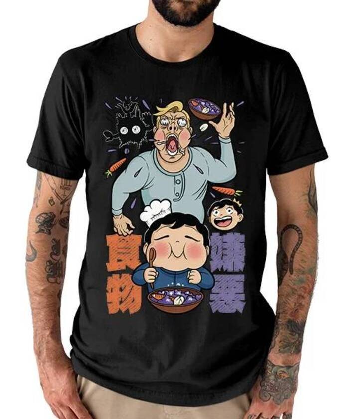 เสื้อยืดลายอนิเมะ Ousama Ranking Bojji y Despa