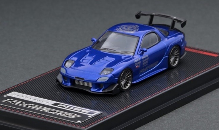 IG 1: 64 Mazda Mazda RX7 FD3S RE Amemiya Amemiya โมเดลรถโลหะผสม
