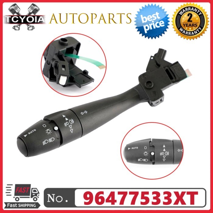 Wholesale Combination Indicator Switch 96477533XT For PEUGEOT 206 207 307 406 407 807 Citroen c3 c4