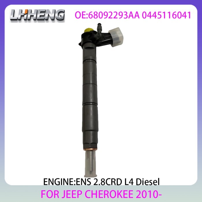 New engine diesel injectors For JEEP CHEROKEE WRANGLER 2.8L 2.8 L T L4 2.8CRD ENS 68092293AA RLX922