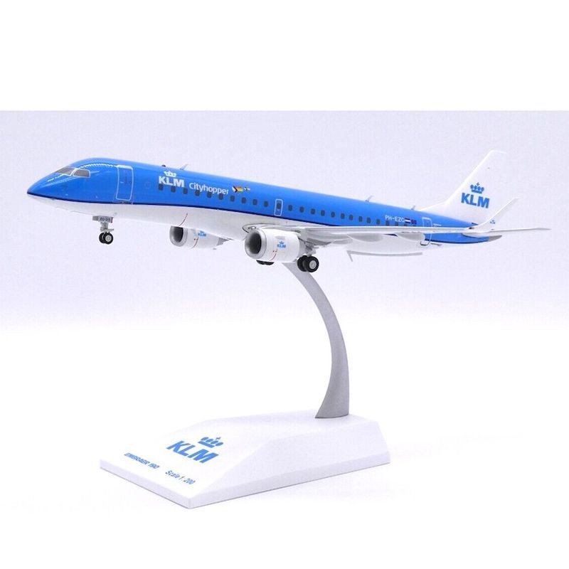 JC Wings 1: 200 KLM Holland Cityhopper ERJ-190 PH-EZG โมเดลเครื่องบินโลหะผสม