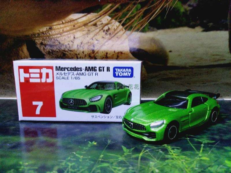 TOMY TOMY TOMICA 7 Ben @ _ @ Chi AMG GT R 1: 65 Alloy Model Car Out of Print Car Model