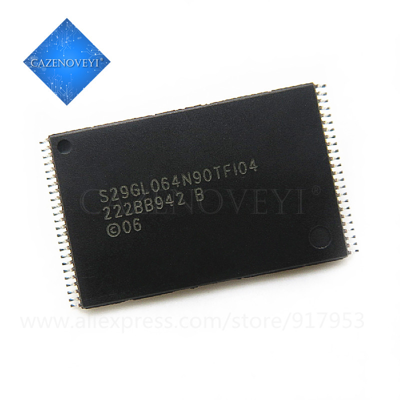 10 ชิ้น S29GL064N90TFI040 S29GL064N90TF1040 S29GL064N90TF104 S29GL064N90TFI04 S29GL064 TSOP-48 ในสต็