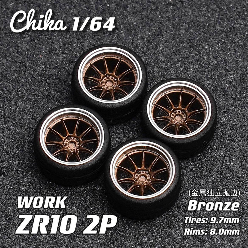 ของเล่นVivi 1/64 Chika Work ZR10 2p 9.7 มม. อัลลอยด์อัลลอยด์ 250908