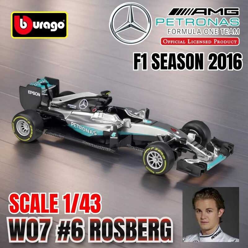 C Bburago 1:43 F1 Racing Car Model Scale Replica Mercedes Red Bull Formula 1 Miniature Xmas Kids To