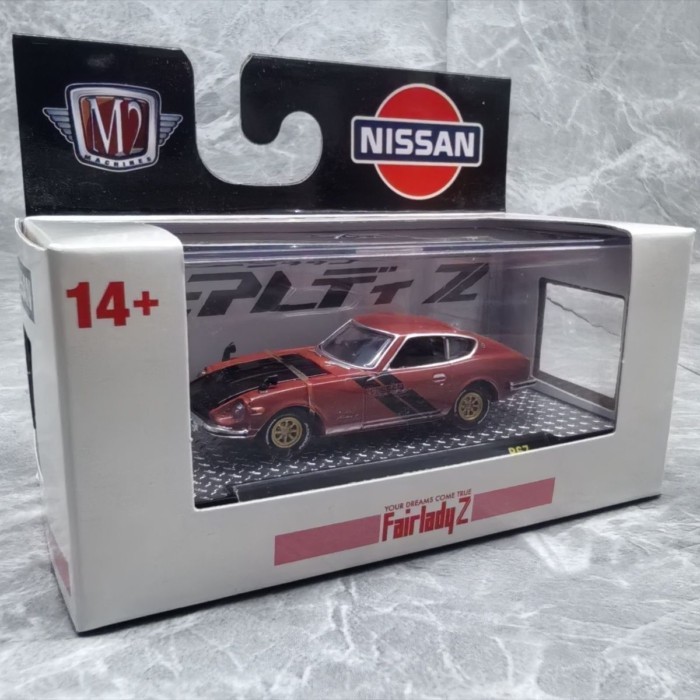 M2 1/64 NISSAN Fairlady Z432 Ladies Alloy Collection Car Model Front Cover สามารถเปิดได้