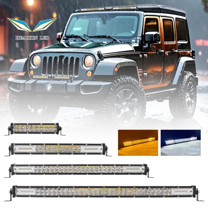 Super Slim 60W 120W 180W barra LED Bar Work Light Spot Flood Beam for Tractor Boat Offroad 4WD 4x4
