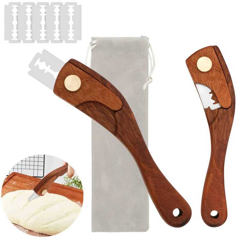 C Bread Scoring Knife With Stainless Steel Blades Dough Knife Dough Scoring Knife Bread Lame For So