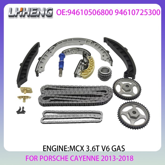 MCX Engine timing chain kit For PORSCHE CAYENNE GTS MACAN Turbo 92A 95B 3.6L 3.6 L T V6 GAS 2013-20