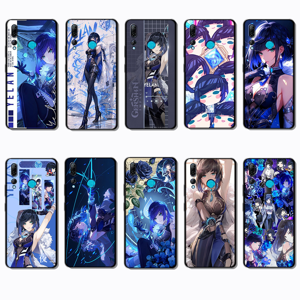 เคสโทรศัพท์สีดําแบบนุ่มแฟชั่นสําหรับ Huawei Y7 Huawei Y7 Y9 Prime Yelan caseg