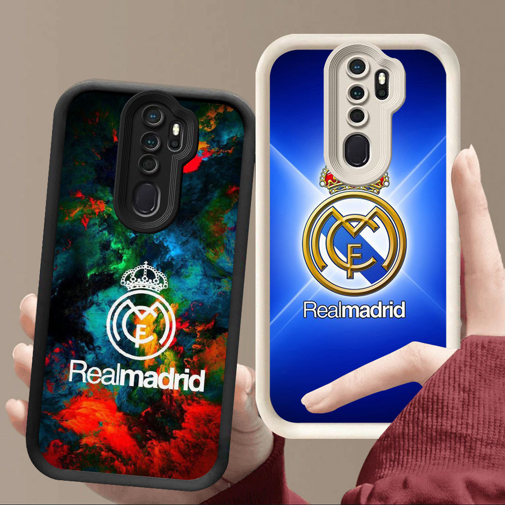 R80 ปลอกจริงไล่โทนสีสําหรับ OPPO F11 Reno 2F A5 2Z A9 2020 Pro สีดําและสีขาว