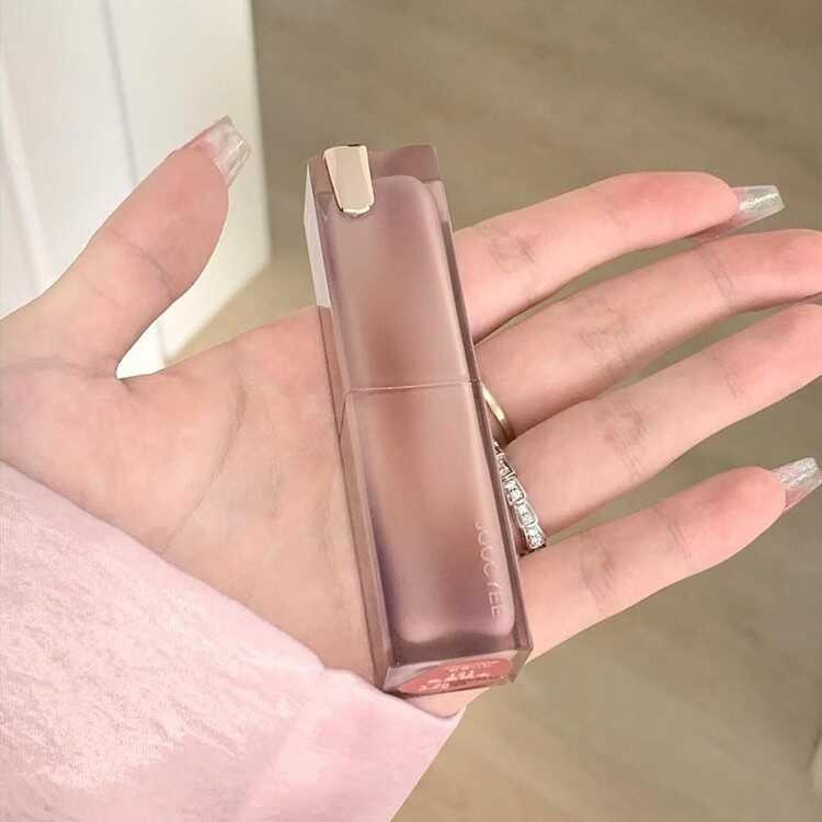 Joocyee Enzyme Powder Mist Lipstick Velvet Matte Whitening Lipstick ไม่แต่งหน้าเพิ่มผิวทุกวัน