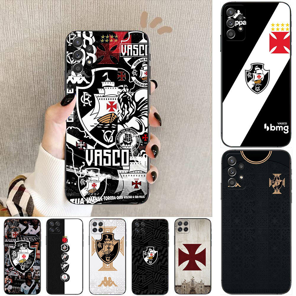 Samsung A22 A55 A56 J4 J6 J8 2018 J4 J5 J6 J7 Prime Plus Core X11 Camisa Vasco เคสโทรศัพท์สีดํานุ่ม