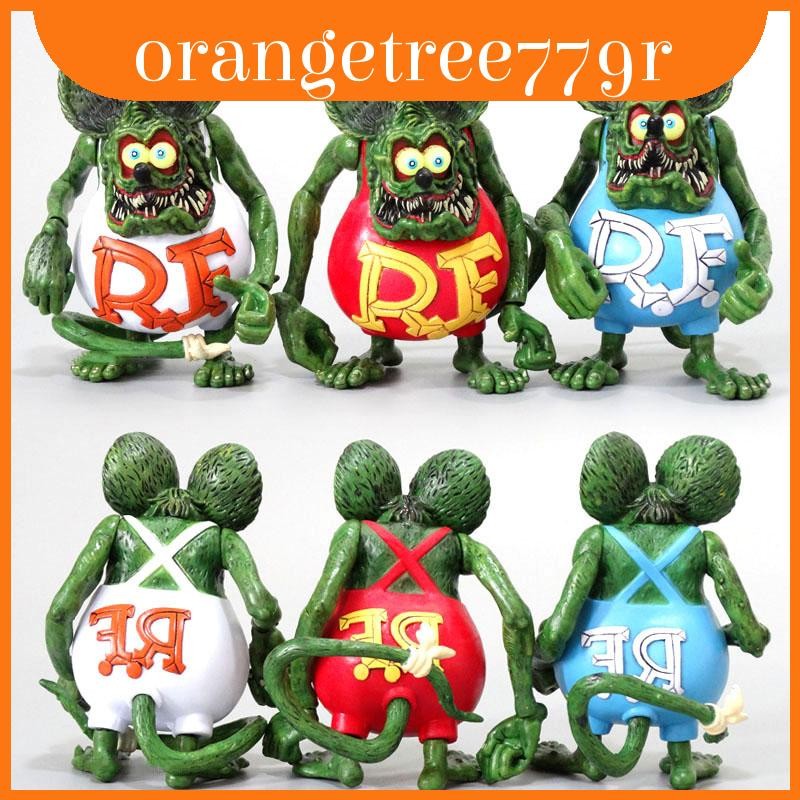 น่ารัก Fink Rat Pvc Action Figure Model เหมาะสําหรับของขวัญตกแต่งเด็กและ