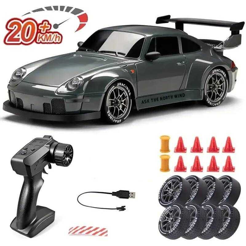 C RC Drift Car 4Wd Remote Control Full Size 1:24 Mini RC Racing Car Model 2.4G Radio 20Km/H High Sp
