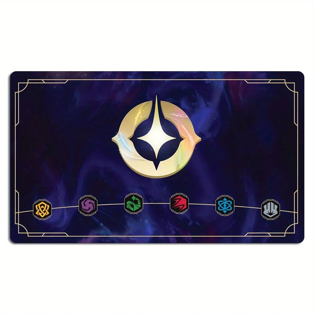 Lorcana Play Mat Mouse Pad Trading Card เกมปาร์ตี้อุปกรณ์เสริมโต๊ะยางภายในพรมพรม Playmat Pc Gaming Set Up