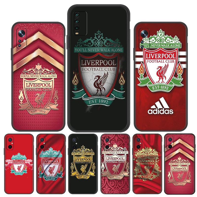 K12 Liverpool Football Club สําหรับ Redmi Note A1 11S 11E 11 11t Pro Plus TPU Spot พลาสติกสีดํากรณีน