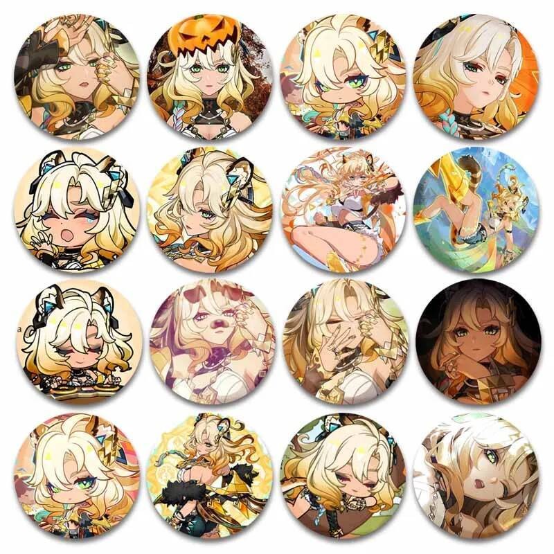 เข็มกลัด Genshin Impact Xilonen แบบการ์ตูน น่ารัก เหมาะสำหรับกระเป๋า เป้ หรือของขวัญ