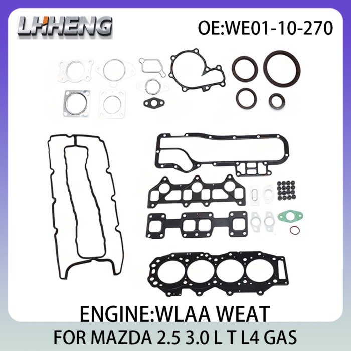 Engine Full Gasket set For MAZDA BT-50 2.5L 3.0L 2.5 3.0 L T L4 GAS 06-15 51035500 BSG30-115-011 WE