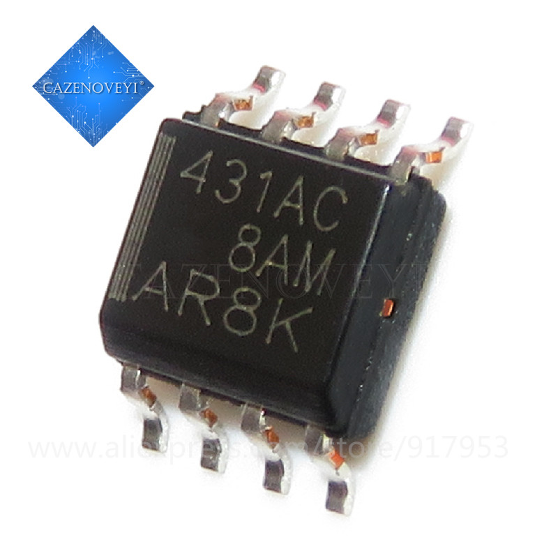 10 ชิ้น TL431ACDR SOP8 TL431AC SOP 431AC SMD วงจรรวมใหม่และ IC