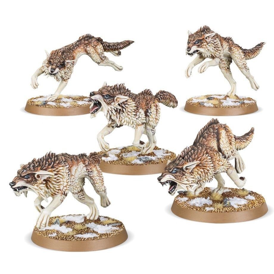 [wargame] Space Wild Wolf Fenris Wolf Resin White Mold (ระบายสีที่ประกอบไม่ได้)