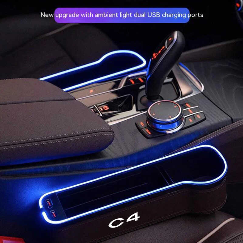 ▥ สําหรับ Citroen C3 C4 C5 C6 C7 C8 Bergo Nemo VTS Xsara C-Crosser รถ LED 7 สีปรับที่นั่ง Ga