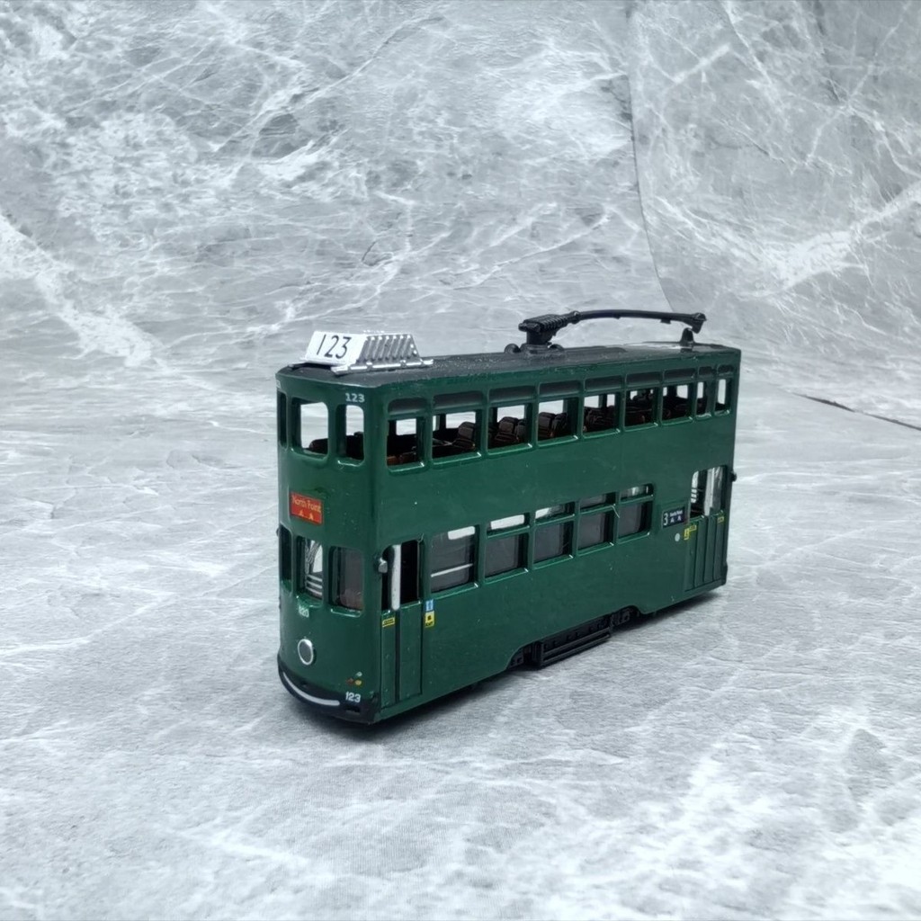 Tiny Micro Shadow 1/76 Hong Kong Railed Tram North Horn 3 Tram Tiny Tiny Tiny Tiny Tiny Tiny Tiny Ti