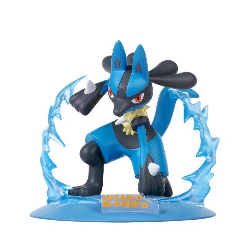 C Funism Original Anime Cool Figure LUCARIO Caroons Figure Collecion Model Pocke Monser Acion Toys